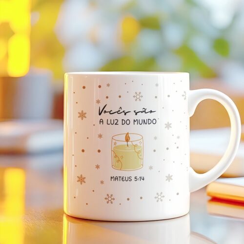 Arte Digital "Vocês são a Luz do mundo - Mateus 5:14"