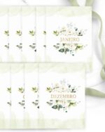 Combo 6 Agendas 2026 e Permanente Floral Rosas Brancas- Arquivo Digital - Imagem 10