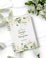 Combo 6 Agendas 2026 e Permanente Floral Rosas Brancas- Arquivo Digital - Imagem 6