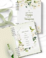 Combo 6 Agendas 2026 e Permanente Floral Rosas Brancas- Arquivo Digital - Imagem 7