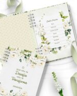 Combo 6 Agendas 2026 e Permanente Floral Rosas Brancas- Arquivo Digital - Imagem 8