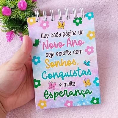 PDF Capa Bloquinho A6 - Ano Novo