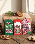 Artes Digitais de Tags de Natal – Artes prontas pra imprimir - Imagem 2