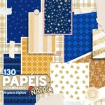 Kit Digital Papéis Estampados Natal - Imagem 6