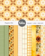 Alma de Girassol - Combo Ilustrações e Papéis - Imagem 4