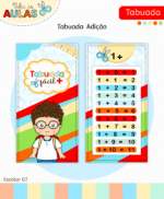 Volta as Aulas - CHAVEIRO TABUADA MENINO - Imagem 2