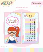 Volta as Aulas - CHAVEIRO TABUADA MENINA - Imagem 3