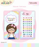 Volta as Aulas - CHAVEIRO TABUADA MENINA - Imagem 2