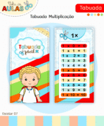 Volta as Aulas - CHAVEIRO TABUADA MENINO - Imagem 4