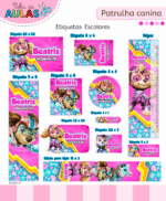 Volta às Aulas - PATRULHA CANINA MENINA - Imagem 2