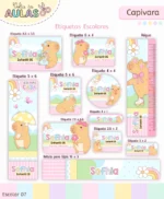 Volta às Aulas - Kit Capivara - Imagem 8