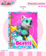 Volta às Aulas - PATRULHA CANINA MENINA - Imagem 3