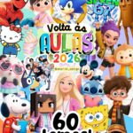 Volta às Aulas 2026 | Etiquetas Escolares | 60 TEMAS