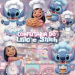 KIT DIGITAL Lilo e Stitch Confeitaria