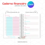 Caderno de Pedidos e Financeiro - EDITÁVEL no Canva - Arquivo digital - Imagem 2