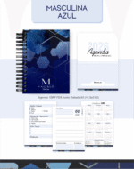Encadernação - MASCULINA AZUL - Imagem 3