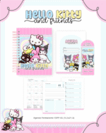 Volta as Aulas - Escolar 2026 HELLO KITTY AND FRIENDS - Imagem 2