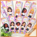 Tabuadas das 4 operações com régua e 9 mascotinhas meninas – Volta às aulas - Imagem 3