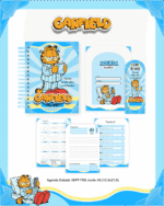 Volta as Aulas - Escolar 2026 GARFIELD PREGUIÇOSO - Imagem 3