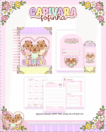 Volta as Aulas - Escolar 2026 CAPIVARAS FOFINHAS - Imagem 3