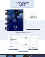 Encadernação - MASCULINA AZUL - Imagem 4