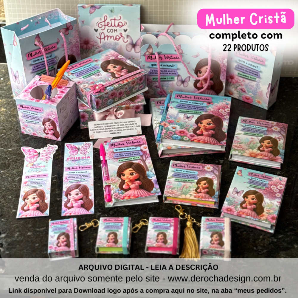 43 - Mulher Cristã Completo - De Rocha Design Mulher Cristã Completo - Imagem 1