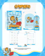 Volta as Aulas - Escolar 2026 GARFIELD PREGUIÇOSO - Imagem 4