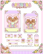 Volta as Aulas - Escolar 2026 CAPIVARAS FOFINHAS