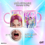 Arte Canecas Bocão Guerreiras do K-Pop - Imagem 5