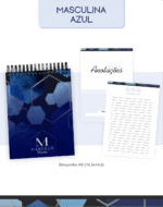 Encadernação - MASCULINA AZUL - Imagem 5