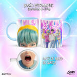 Arte Canecas Bocão Guerreiras do K-Pop - Imagem 6