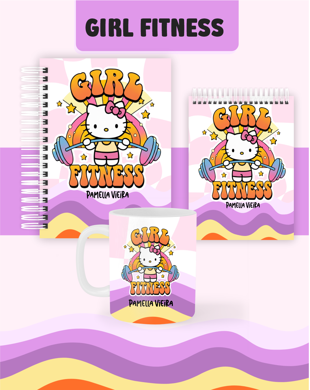 70) GIRL FITNESS Encadernação - GIRL FITNESS - Imagem 1