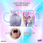 Arte Canecas Bocão Guerreiras do K-Pop - Imagem 7