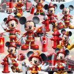 KIT DIGITAL Mickey Bombeiro