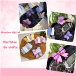 Arquivo digital kit Borboleta, Flor, Laço e Caixa de presente