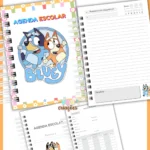Arquivo Digital - Escolar Bluey menina