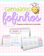 Kit Digital - Calendários Fofinhos 2026