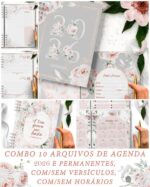 ARQUIVO COMBO 10 Agendas 2026 e Permanente COM e SEM VERSÍCULOS e HORÁRIOS Believe