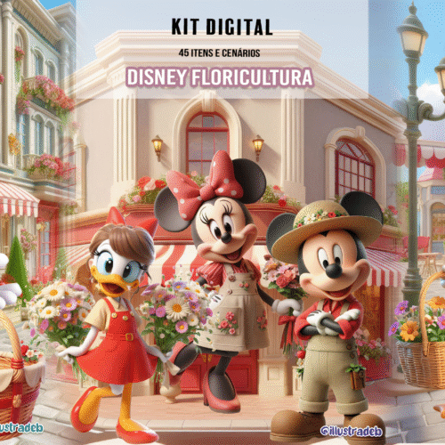 Kit Digital Disney Floricultura