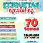 Kit Digital Etiquetas Escolares 2026