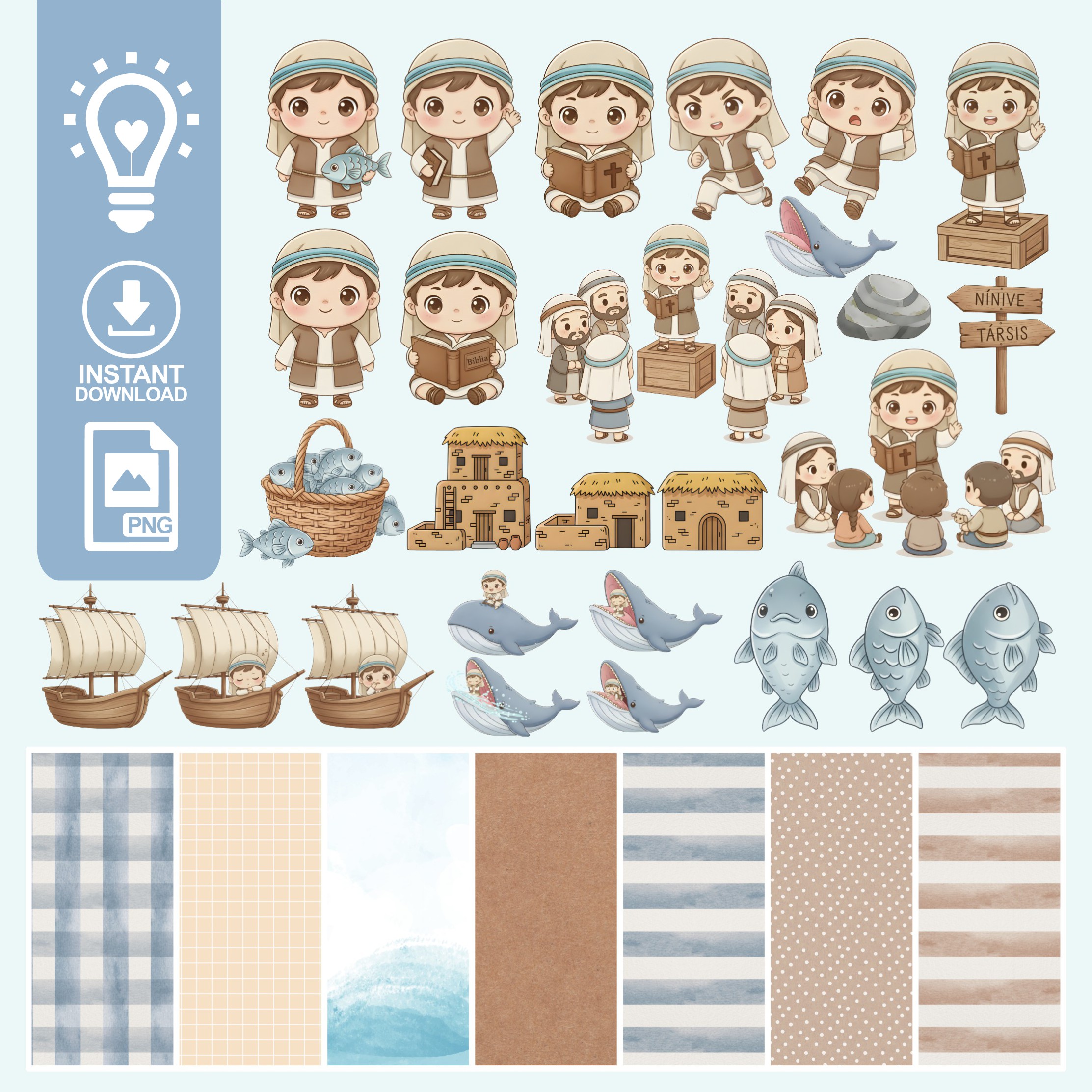 JONAS E A BALEIA KIT DIGITAL JONAS E A BALEIA - Imagem 1