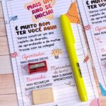 Kit materiais alunos e card caça-palavras - Volta às Aulas 2026