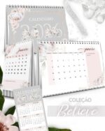 Arquivo Kit Calendários 2026 de Mesa A5 A6 e Calendário Marca Página Believe