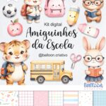 Kit Digital Amiguinhos da Escola