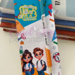 Kit Card e adesivo para caneta/lápis Volta às Aulas