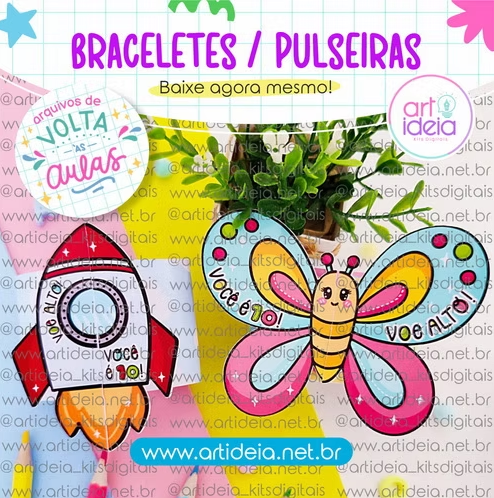 Arquivo Digital - Braceletes-Pulseiras Volta às Aulas