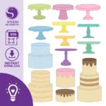 ARQUIVO DE CORTE MOCKUP DE BOLO E BANDEJAS
