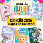 Capas de Caderno 2026 | Volta às Aulas