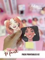 Flor de Maria - Pack Printables 02 - Dia das Mulheres - Imagem 7