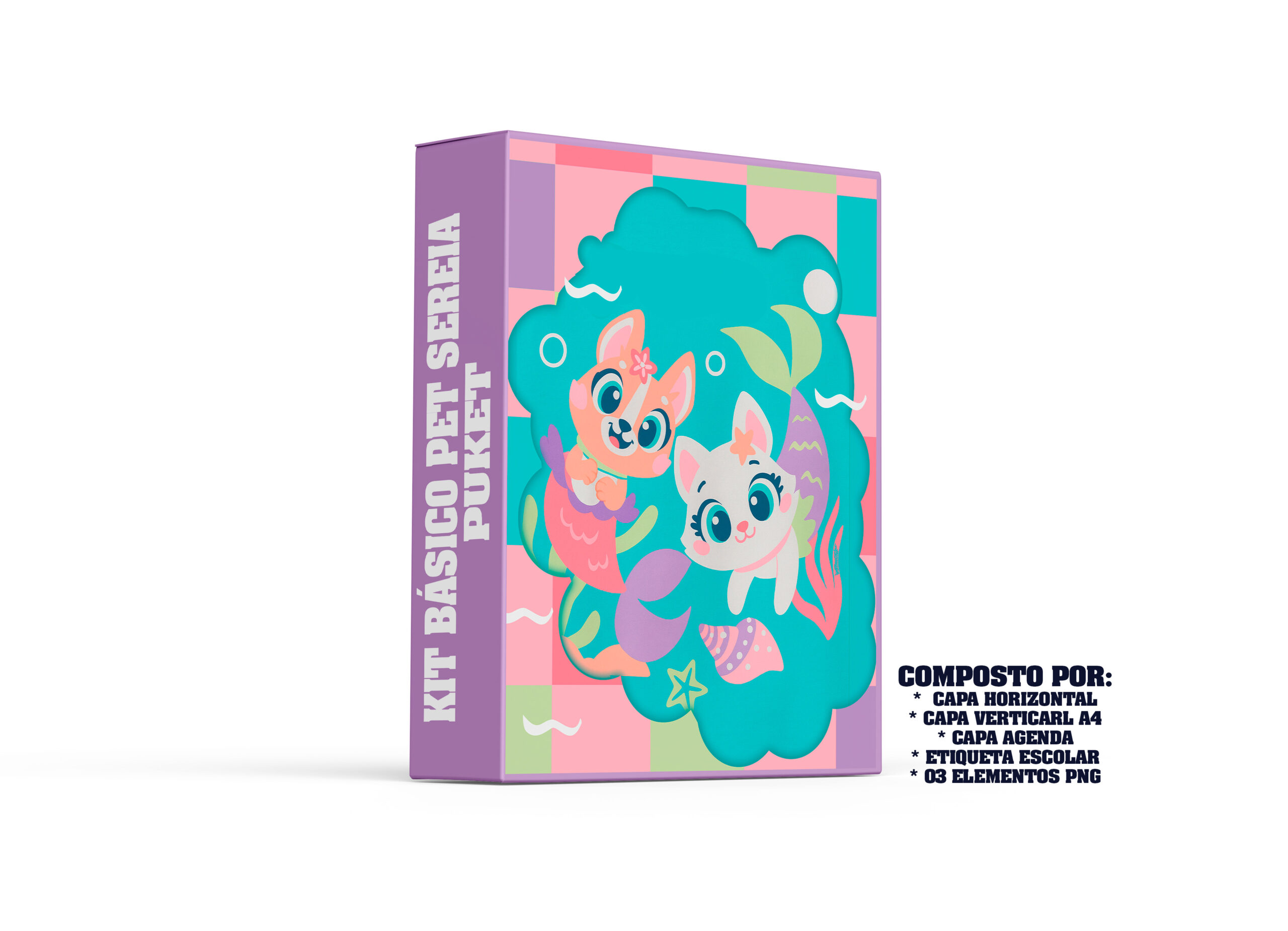 PET SEREIA Kit Digital Escolar Pet Sereia Puket - Imagem 1